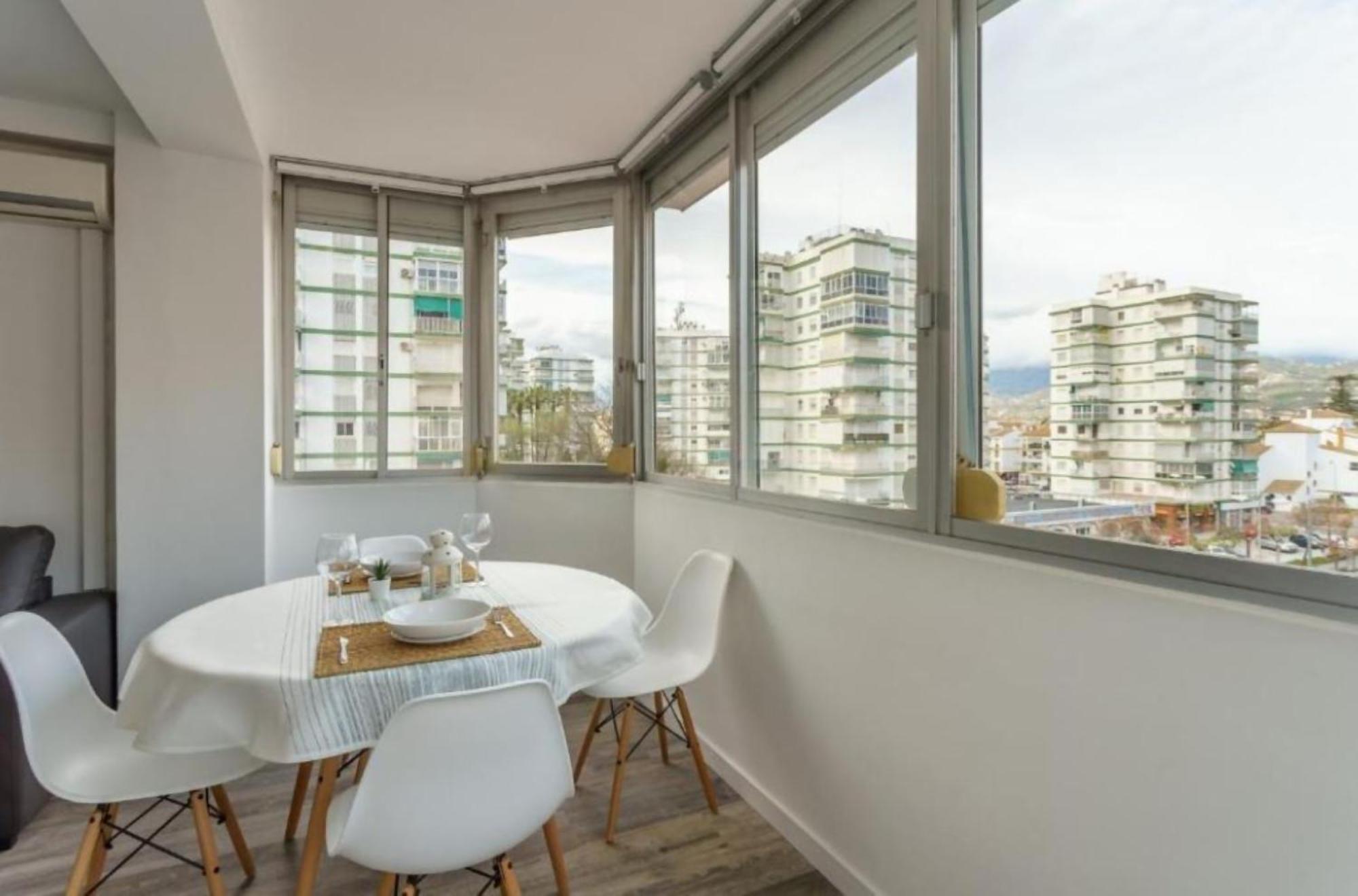 Plazamar Centro Apto 1 Dorm 3 Huesped Playa Wifi Torre Del Mar Exterior photo